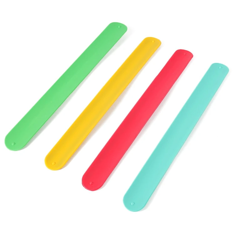 Детская игрушка «сделай сам» прямая Линейка повязка на запястье круг рекламные пользовательские застежки праздничные браслеты