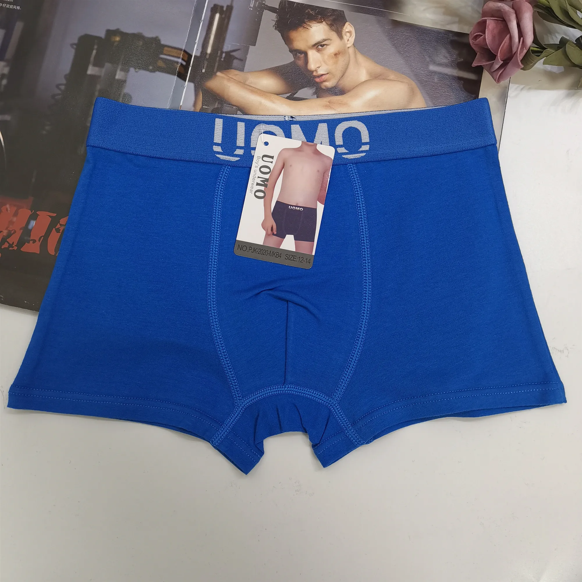 
Boy sexy underwear boys thong underwear cotton box shorts teen boys underwear 