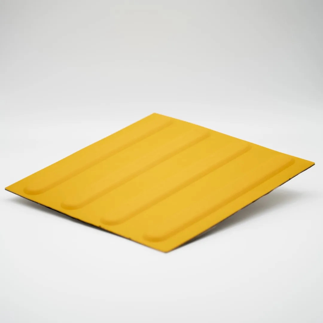 PVC corrosion-resistant blind path board ensures pedestrian safety through tactile warning
