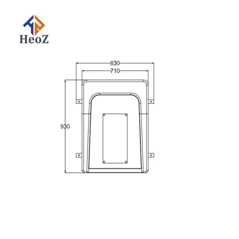 GRP Material 23dB 35DB Customized Sound-Proof Outdoor Weatherproof Emergency Telephone Acoustic hoods/Booth