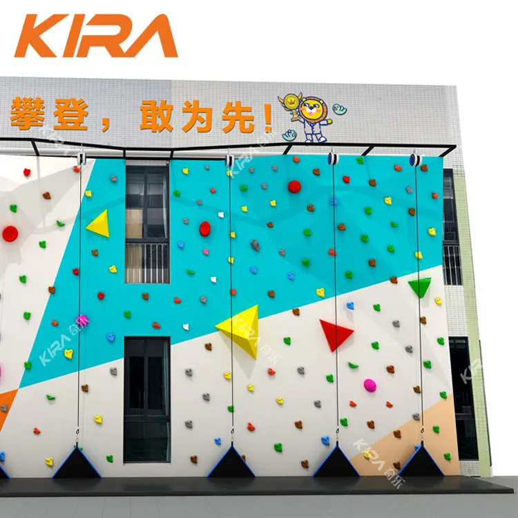 Indoor Climbing Wall Artificial Rock Kids Climbing Holds Wall