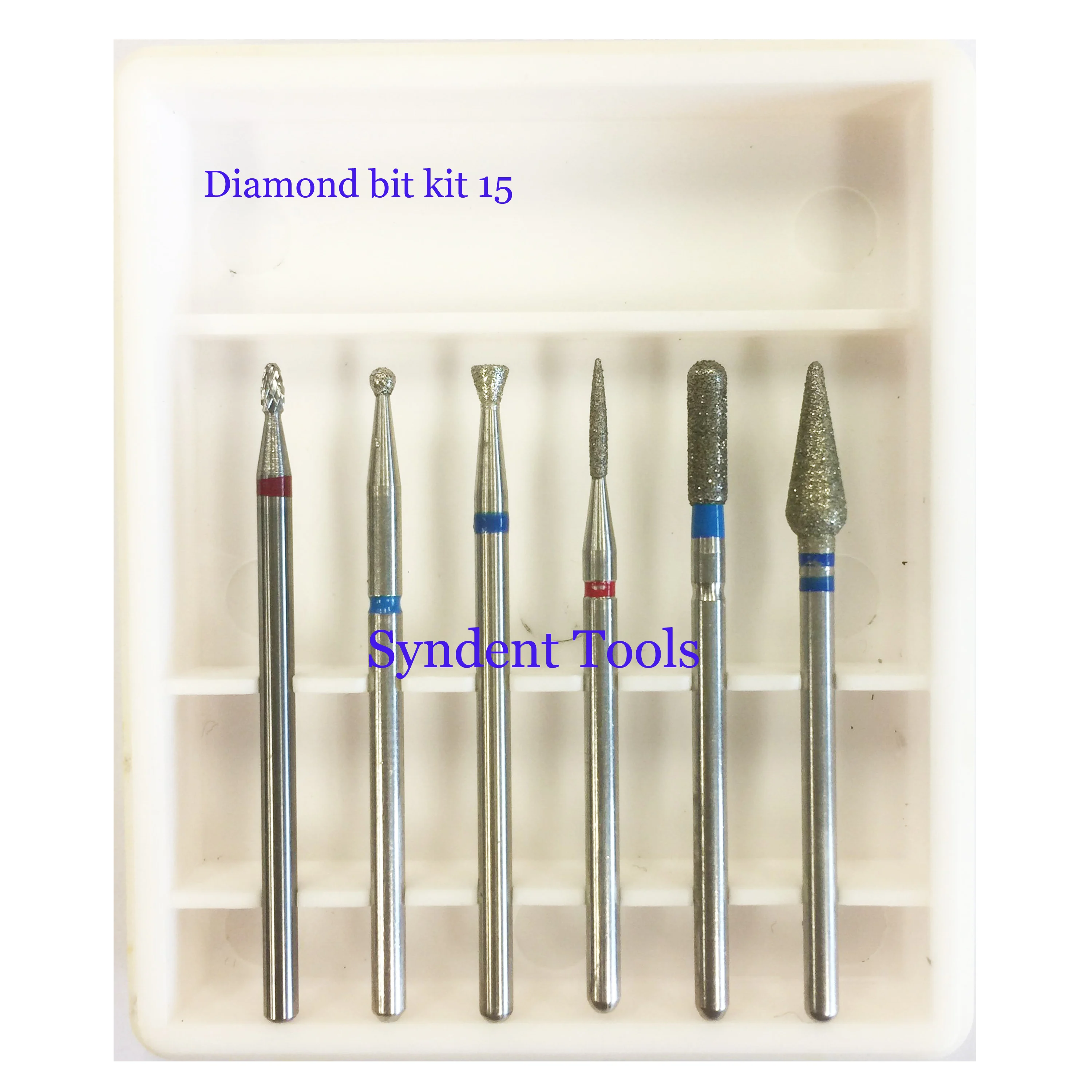 Can be autoclaved podiatry fresa de diamante nail diamond drill bit kit