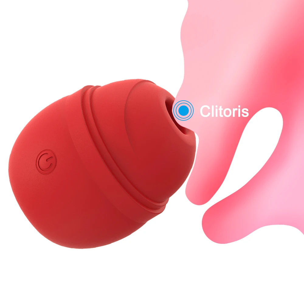 ALWUP Egg Shape Sucking And Blowing Vibration Dual Purpose Nipple And Clitoris Stimulation Powerful Vibrator Sex Toys