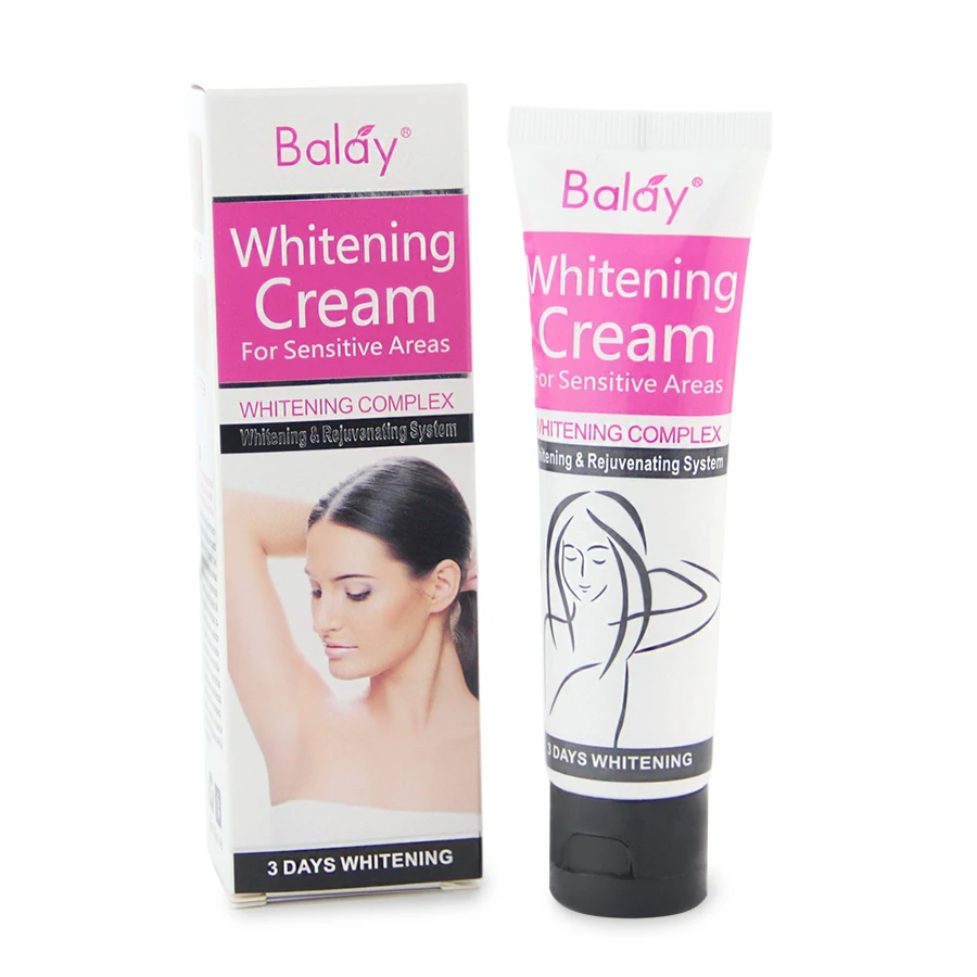 private label fast whitening rejuvenating body skin underarm whitening cream for sensitive areas