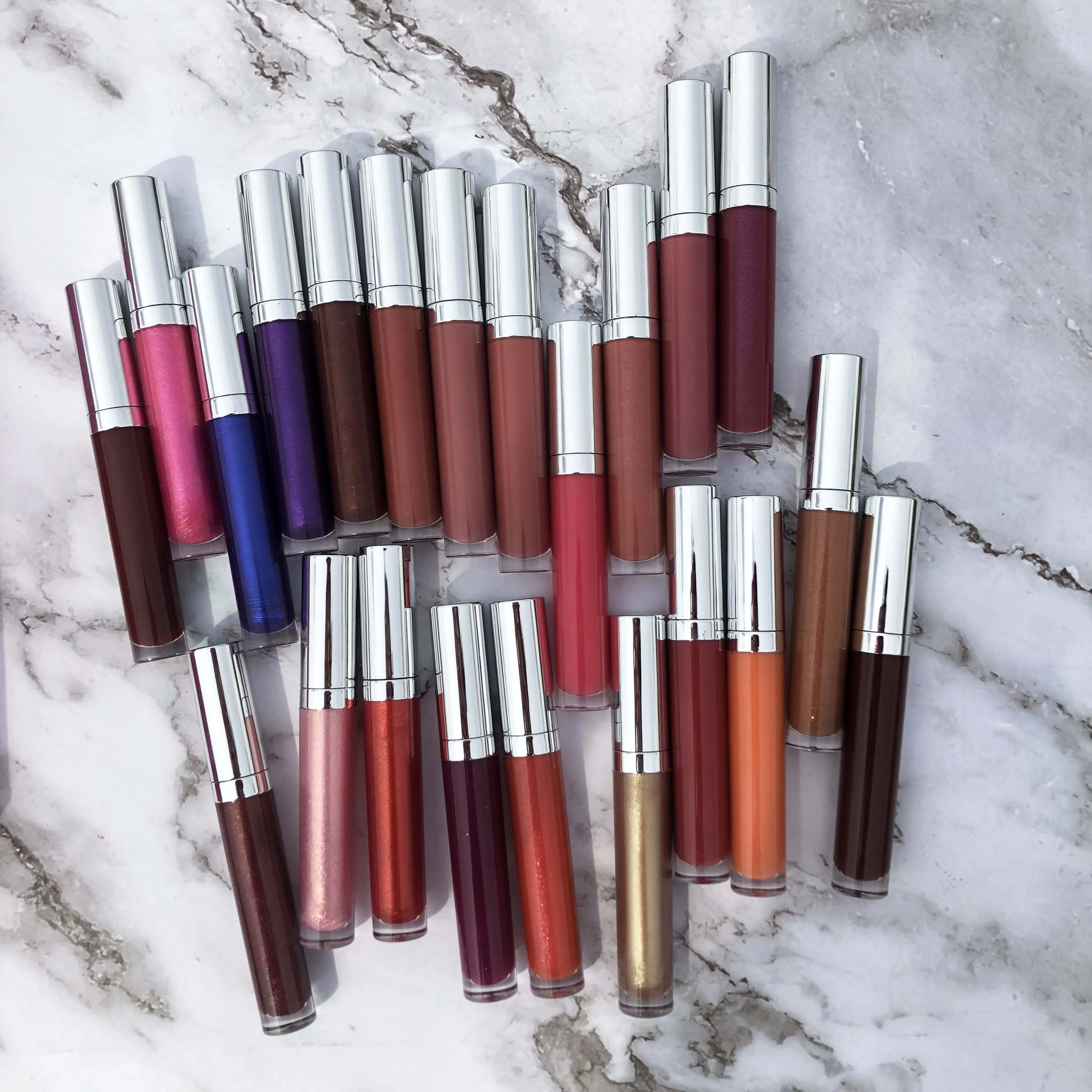 Waterproof Long Lasting Lipstick Liquid Lip Tint Beauty Cosmetic Red Pigment Velvet Matte Liquid Lipstick Glitter Lipgloss