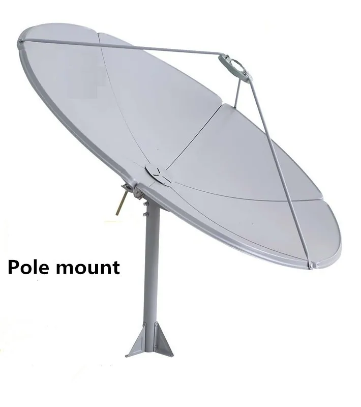 C/KU Band Pole and Ground Mount Solid Steel Board 180 см/1 8 м/6 футов спутниковая антенна для