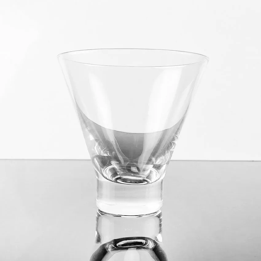 hot selling crystal Clear shot martini 270ml cocktail Glasses Cup