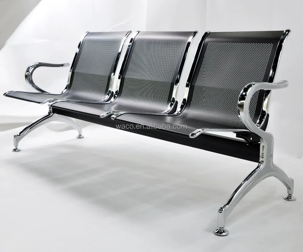 2022 High Quality Airport Public Waiting Chair Airport Hospital Waiting Room Area Link Bench Waiting Chair