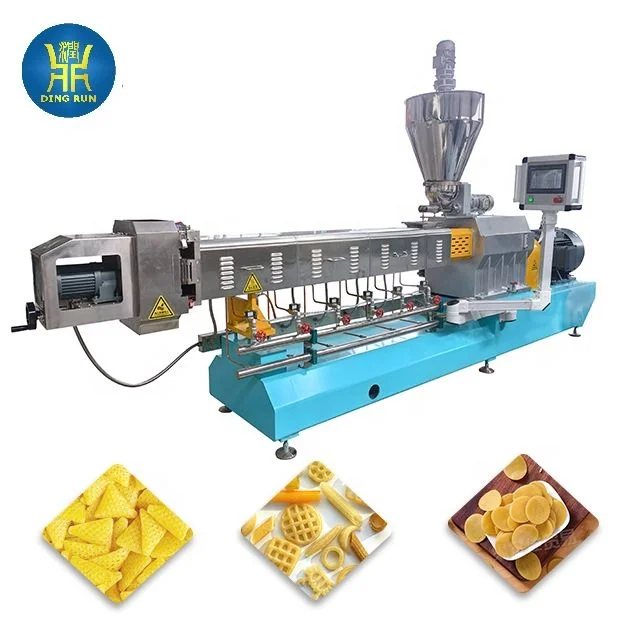 Полностью Автоматическая 2d 3d papad, закуски, гранулы, закуски, производственная линия, pani puri 3d кукурузные чипсы, экструдер для закусок