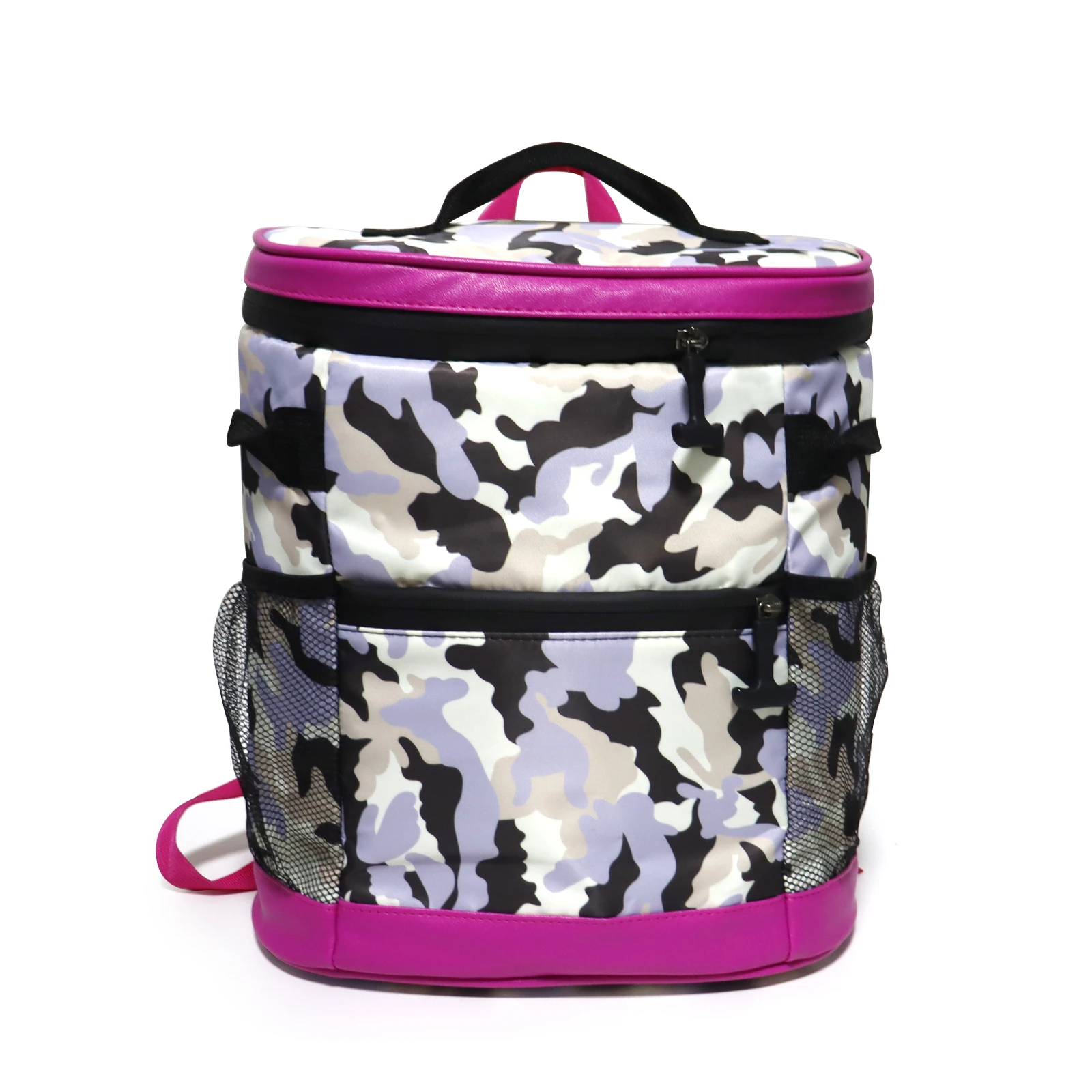 По индивидуальному заказу оптовой торговли с леопардовым принтом из водонепроницаемого материала рюкзак охлаждающая сумка для ланча большой изолированная сумка-холодильник DOM117-2003