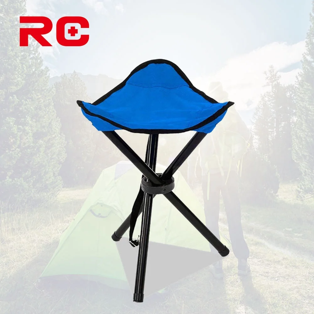 Outdoor Convenient Fishing Portable Fishing Chairs Casting Folding Stool Triangle Fishing Foldable Chairs