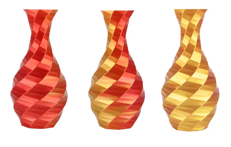 iSANMATE New released dual color filament 1.75mm silk pla for 3D printer filament great packing