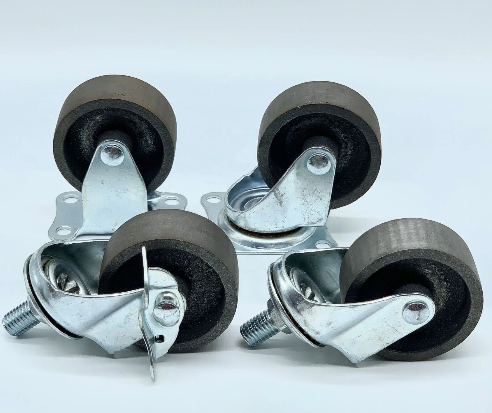 110LB 2 Inch Cast Iron Swivel Plate Wheel Caster