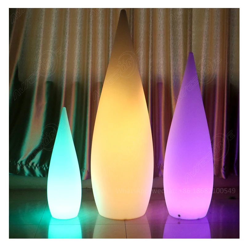 150Cm Exterieur Lampadaire Polyethylene Led Floor Lamp For Exterior Garden