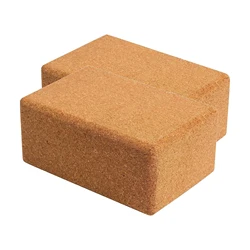 customized Natural Yoga Blocks Anti Tilt  Women Men Odor Resistant Moisture Proof Perfect Yoga Blocks 4 inch Equipment