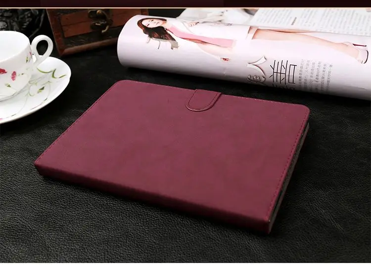 Purple Brown For iPad Cover 2020 Men Flip Leather Case For iPad Mini 5 Case Cover