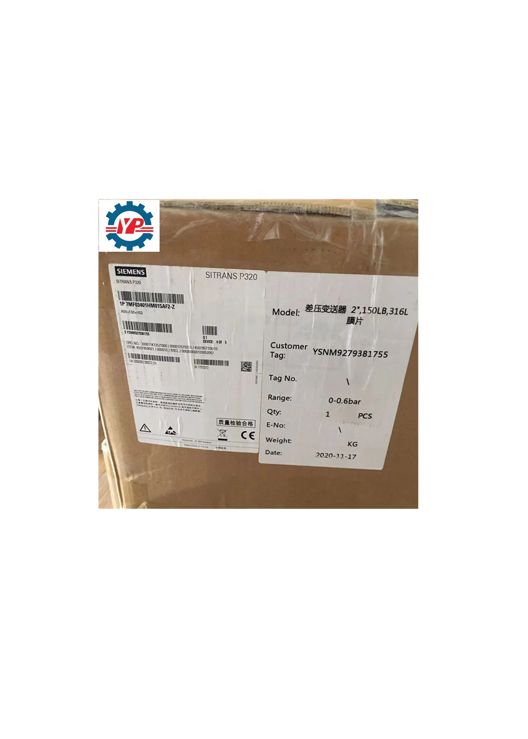 Датчик абсолютного давления Siemens 7MF4033-1BA10-1AC7-Z Sitrans P
