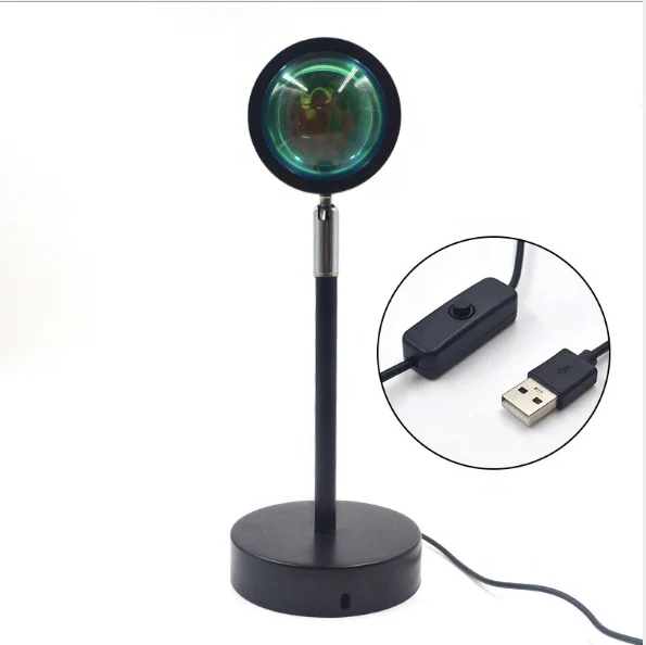 Background light Modern LED Floor Lamp Rainbow Sunset led Light