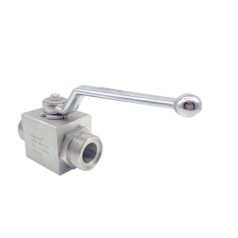 1Inch DN25 jb987-77 price threaded hydraulic 5000psi stainless steel HB-M42*2 high pressure ball valves