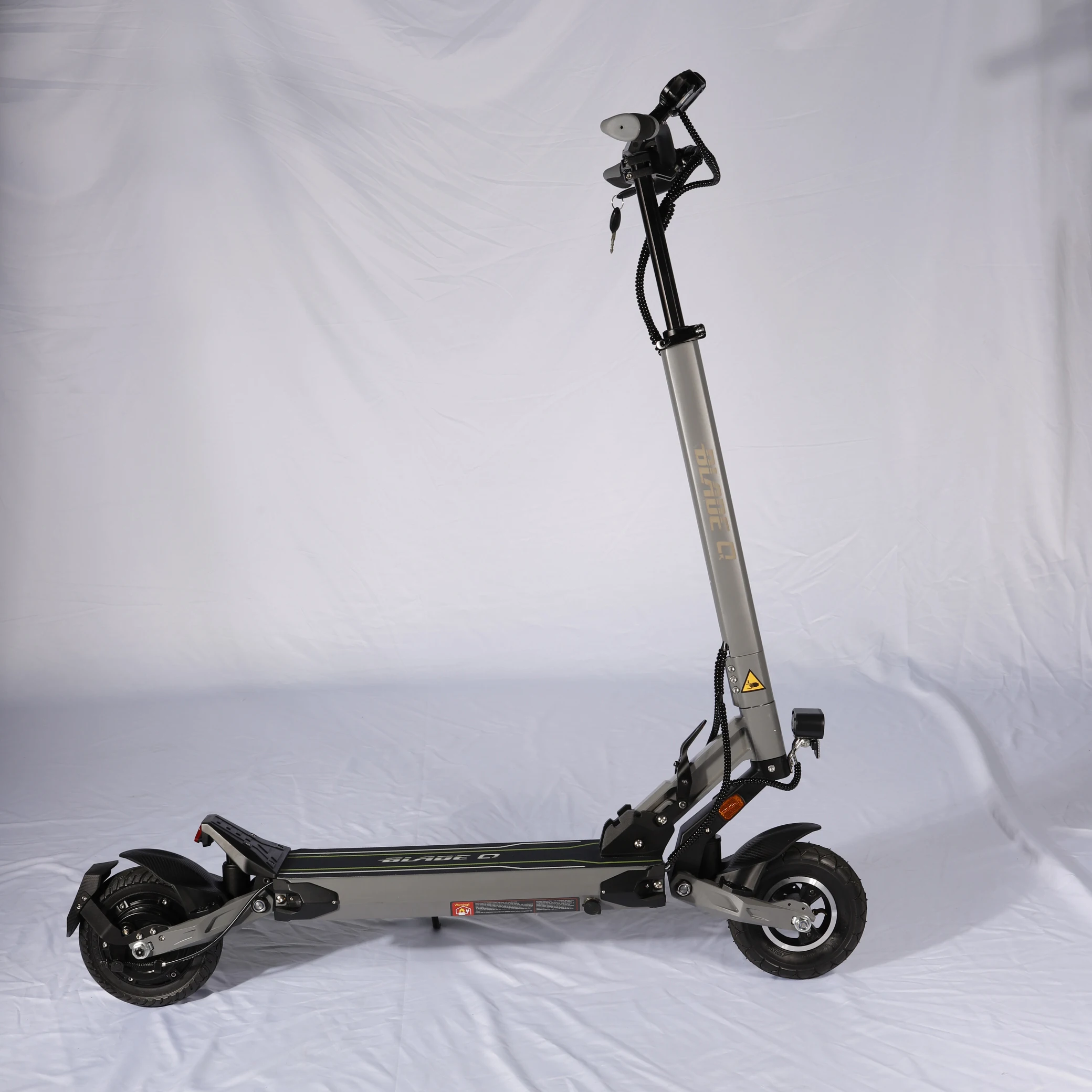 2023 New Design Teverun Blade Q 350w Dual Motor 8inch solid Tire Two Wheels Fast Electric Scooter For Adults
