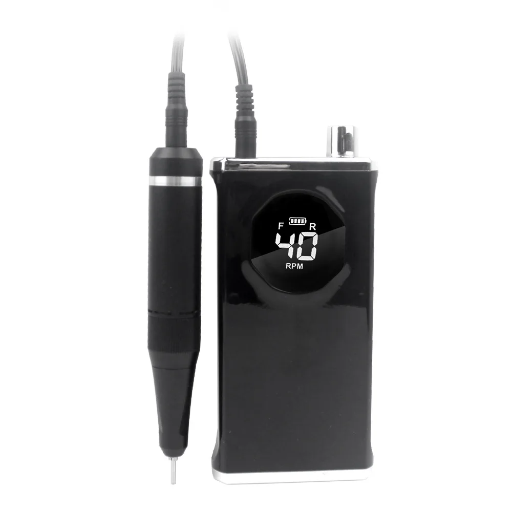 Nail Drill Machine Black Pedicure Electric Manicure Machine Strong 210 Nail Drill Best China Original Korea CE ROHS 0-40000rpm