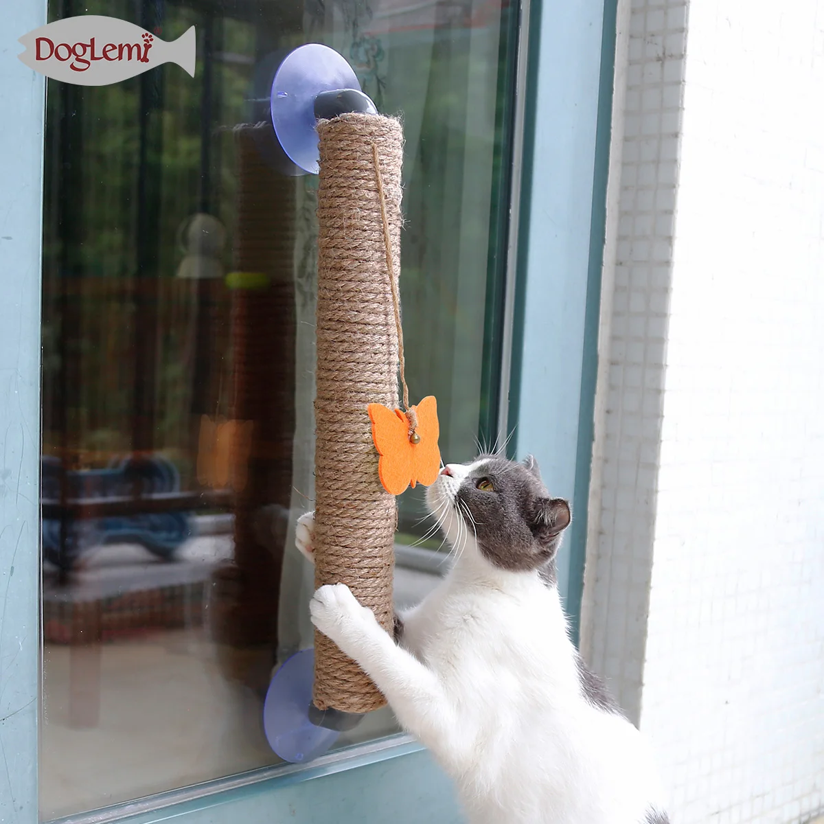 Cat Toy Scratcher  Post Sucker Tall Cat Scratching Post