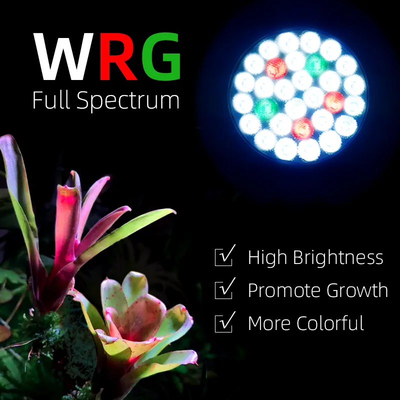 WEEK AQUA upgrade Y30SE full spectrum WRG светодиодный светильник для аквариума и теплицы настенный растений комнатного