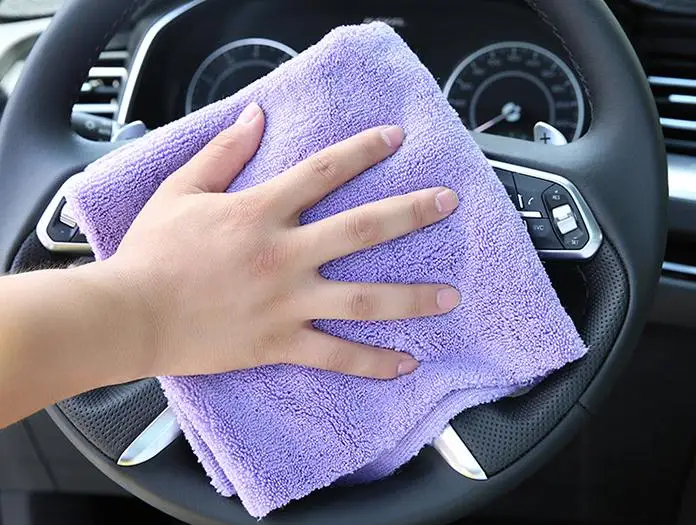 Factory Edgeless Short Long Pile Car Drying Auto Detailing Microfibre Towel