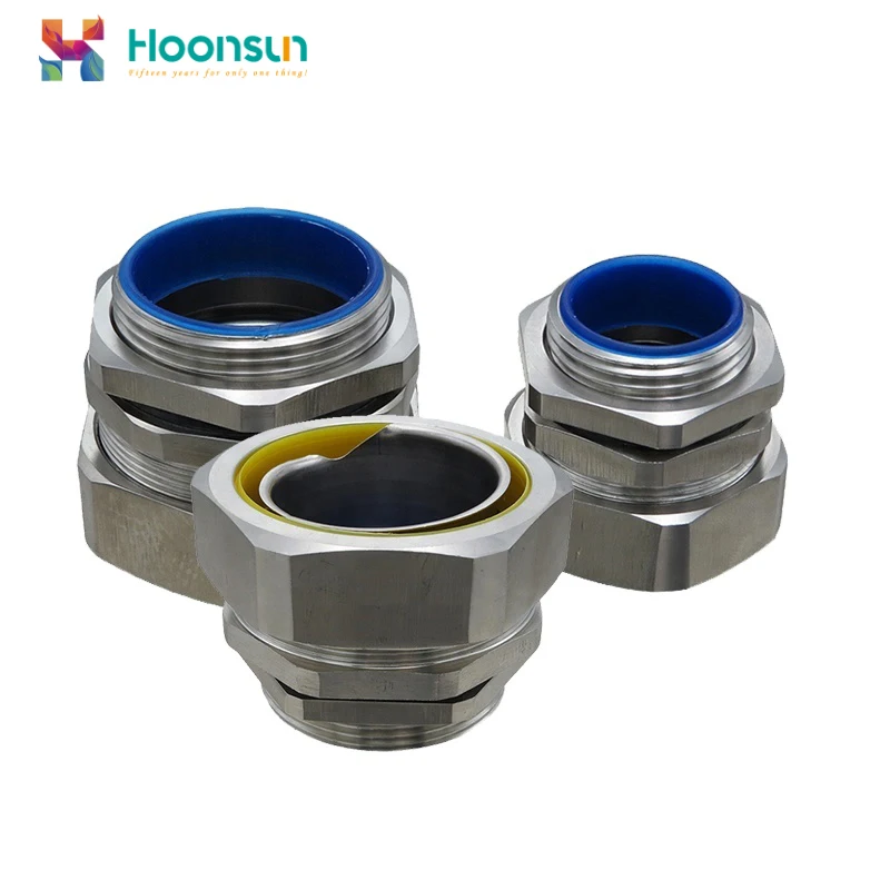 Waterproof Metal Flexible Conduit Fitting Cable Gland