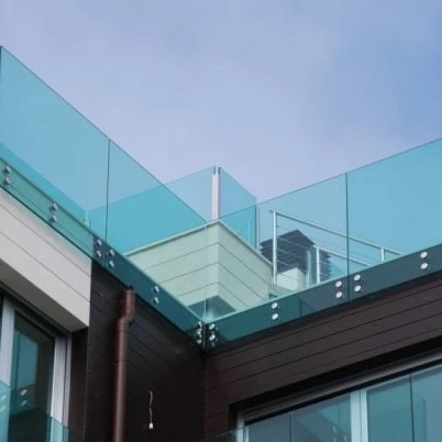 Guard Rail Standoffs Hot Sales Gelnder Balkon Design Glass Glass Handrail Stainless Steel/carbon Steel Tempered Glass Modern DBM