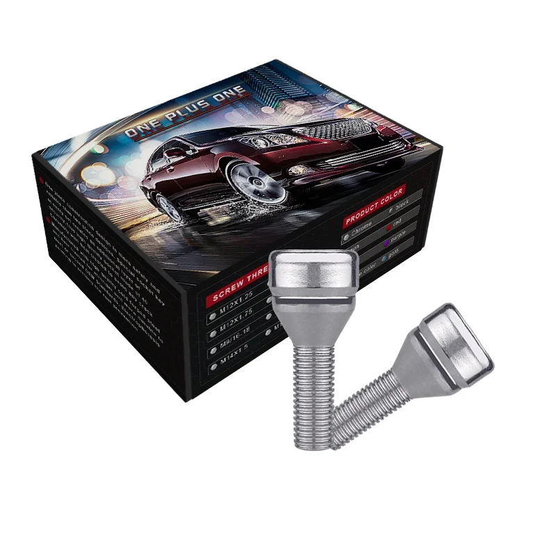 Колесный Болт YJY PTLS5 CHROME 12x1,5 53 мм