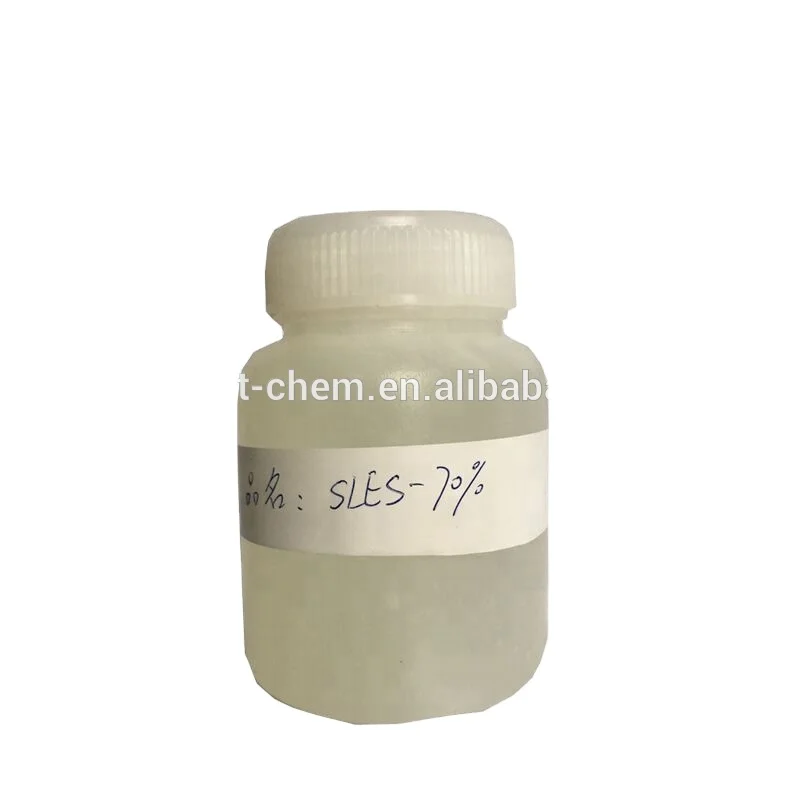 liquid detergent  raw materials for laundry  and  shampoo  and household SLES 70