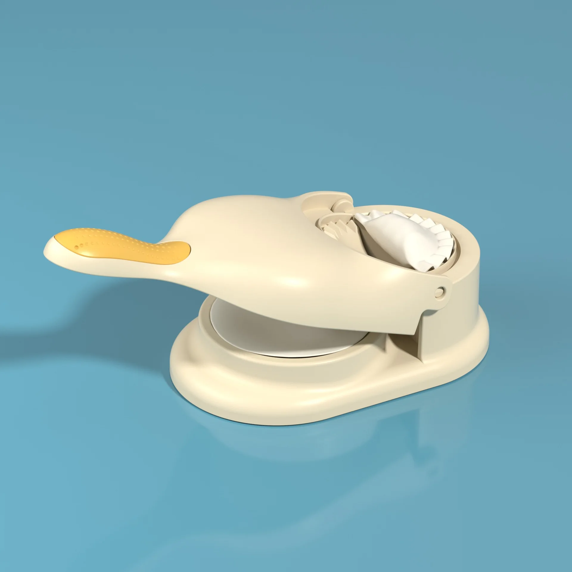 RTS 2 In 1 Dumpling Mould Dough Pressing Tool Set Manual Press Dumpling Skin Maker