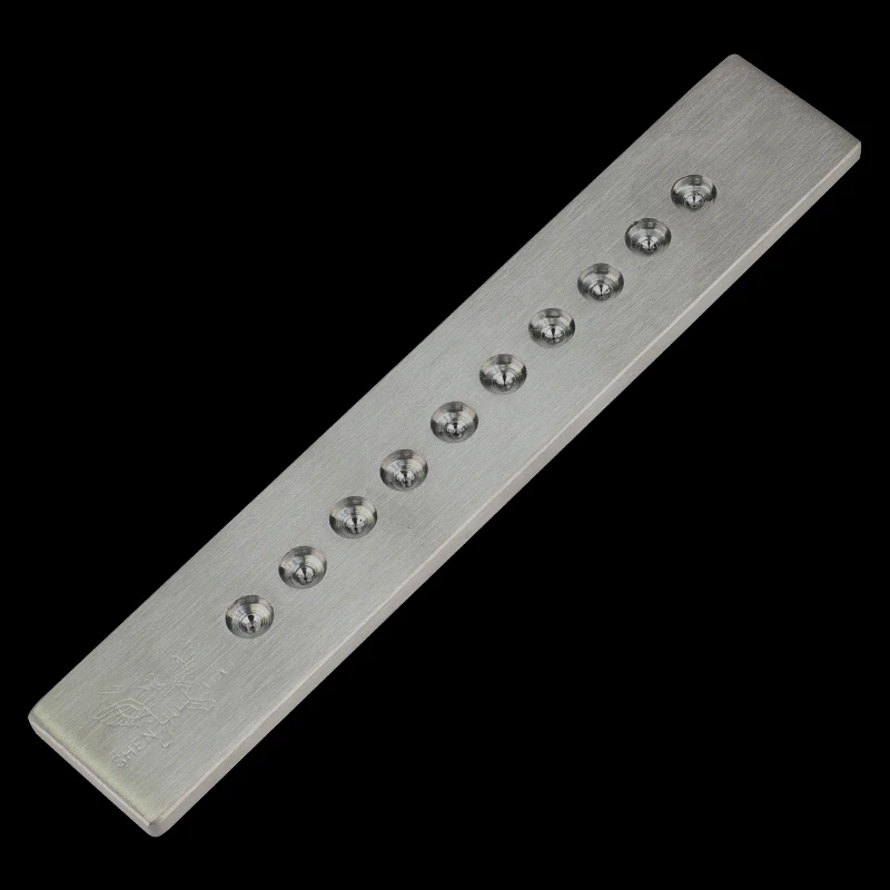 Gold Draw Plate jewelry Making Tools 0.12- 0.245mm 10 holes Tungsten Carbide Wire Drawplate