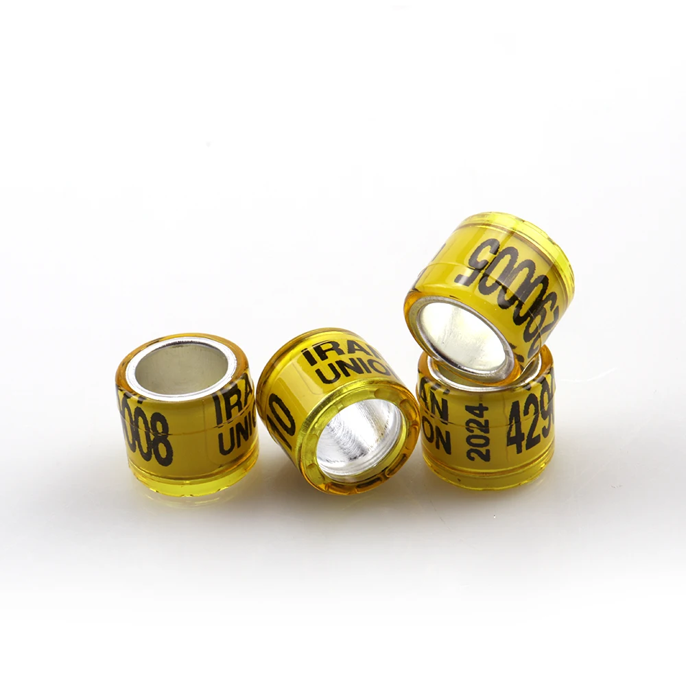 2025 Manufacture Direct Top Quality Europe Dubai Racing Pigeon Club Ring Customized ring