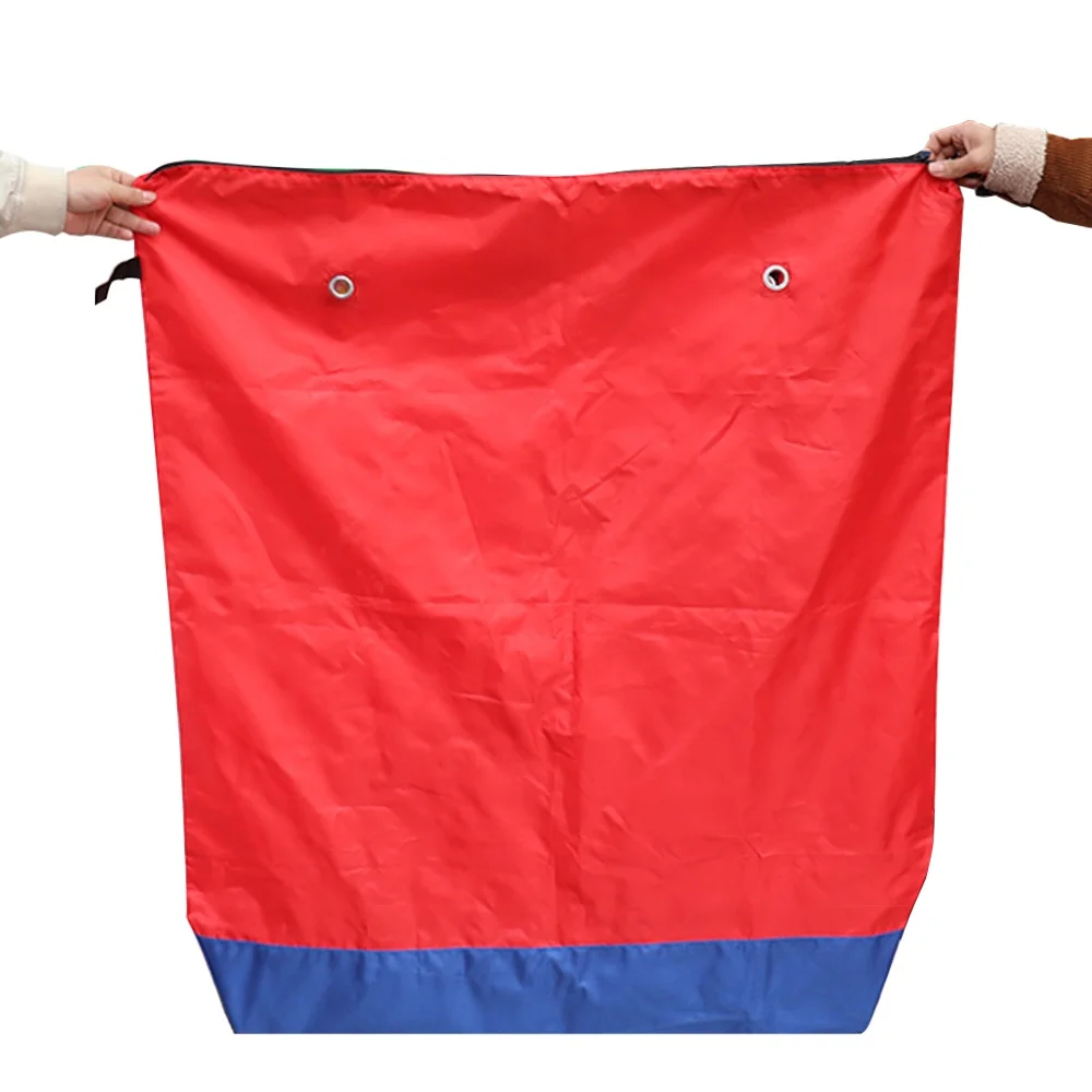 Полиэтиленовый тканый пластиковый багаж fibc на молнии большой мешок с четырьмя металлическими пряжками