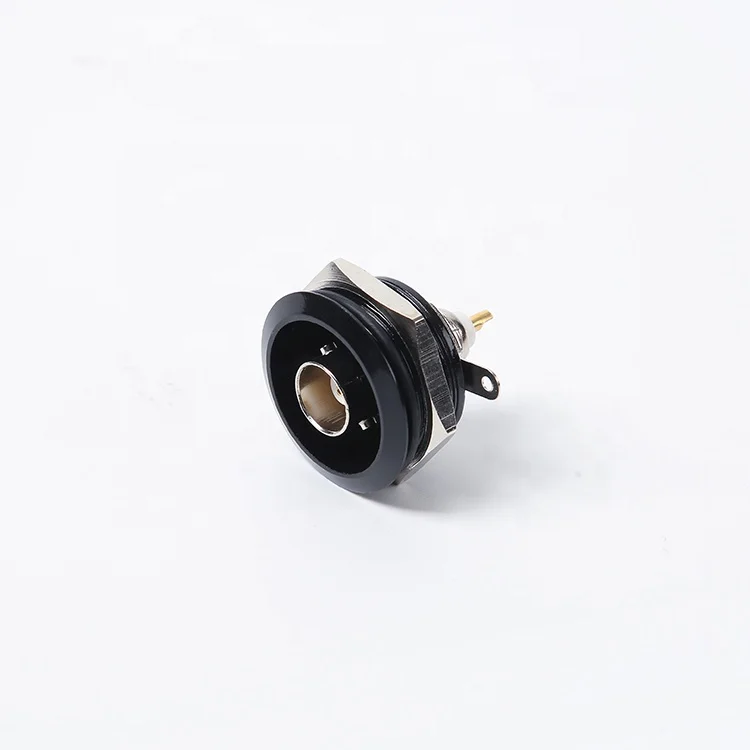 Hot Selling Round RCA audio socket mount copper handle adapter audio av connector