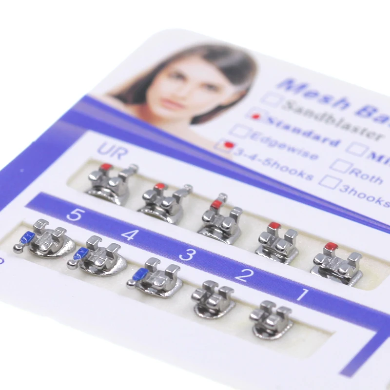 150 X High quality orthodontic  MIM MONOBLOCK  Roth MINI  022  brackets