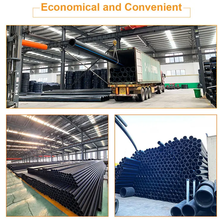 SDR26 110mm 160mm 200mm 800mmPE100 HDPE Plastic Pipe for Drinking Water Supply