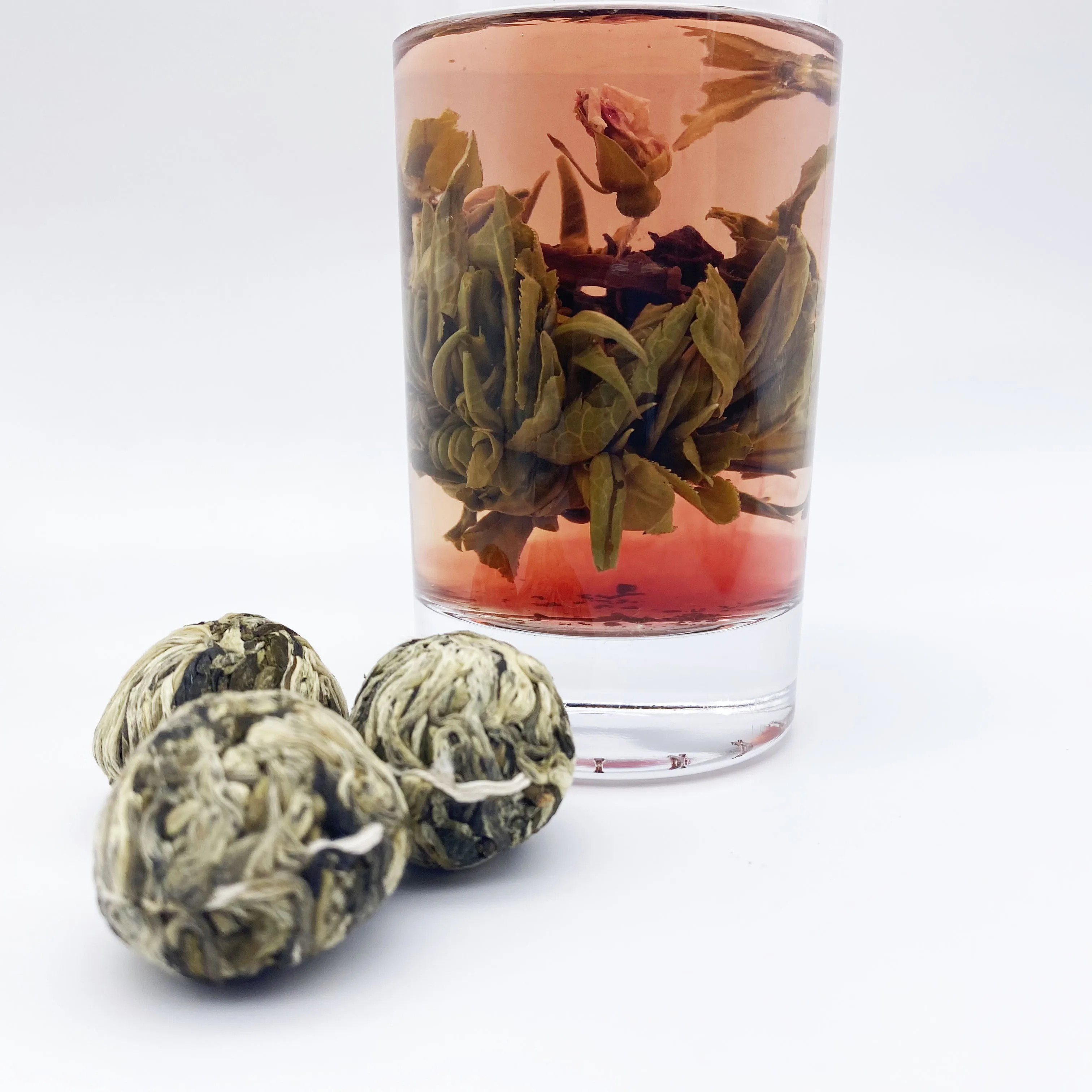 Горячая Распродажа Натуральная роза ручной работы съедобный Цветущий цветок художественный Китайский зеленый чай