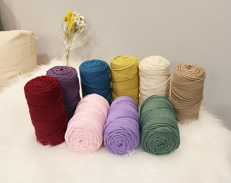 Special Coated Polyester Cover With Nylon Core Double Braid Rope For style Gradient floor mat lines