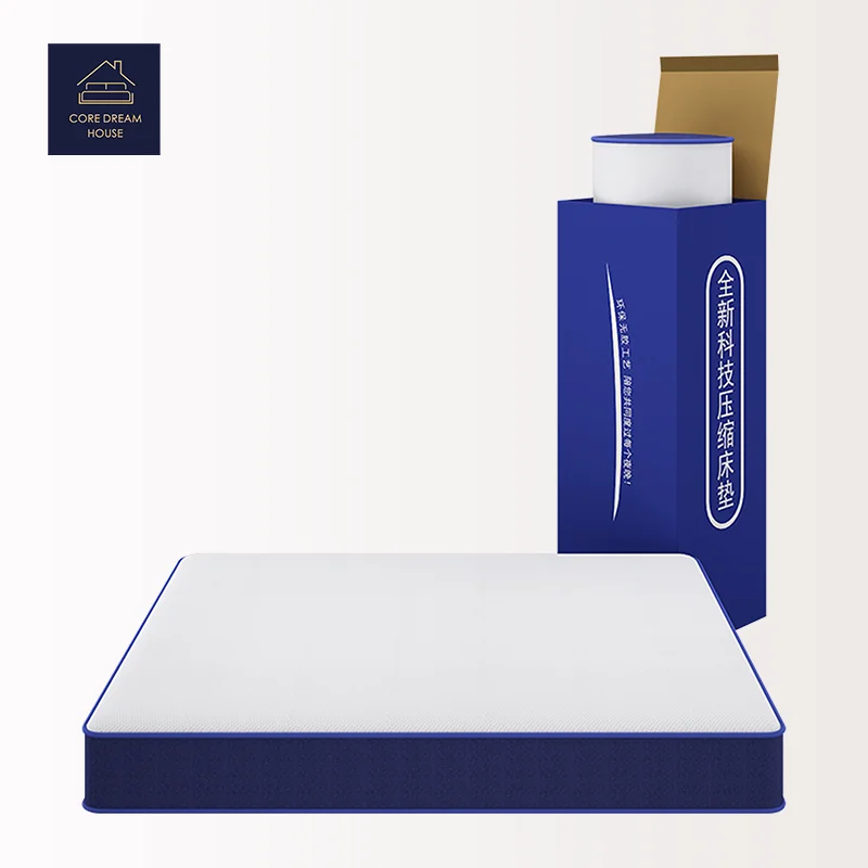 Custom Size Compressed Folding High Density Foam Orthopedic Mattress Hotel Home High Pressure Latex Memory Foam Bed Mattress