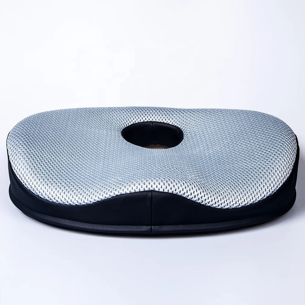 HotSale Mesh Cover Anti Slip Bottom Coccyx Orthopedic Office chair pad or Outdoor Wheelchair Car Memory Foam Seat Cushion