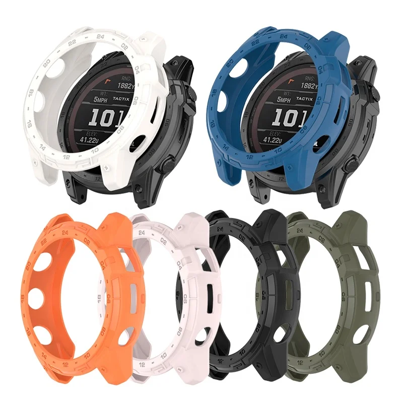 Аксессуары для умных часов противоударный бампер Garmin Enduro 2 Tactical x 7 защитный чехол из ТПУ