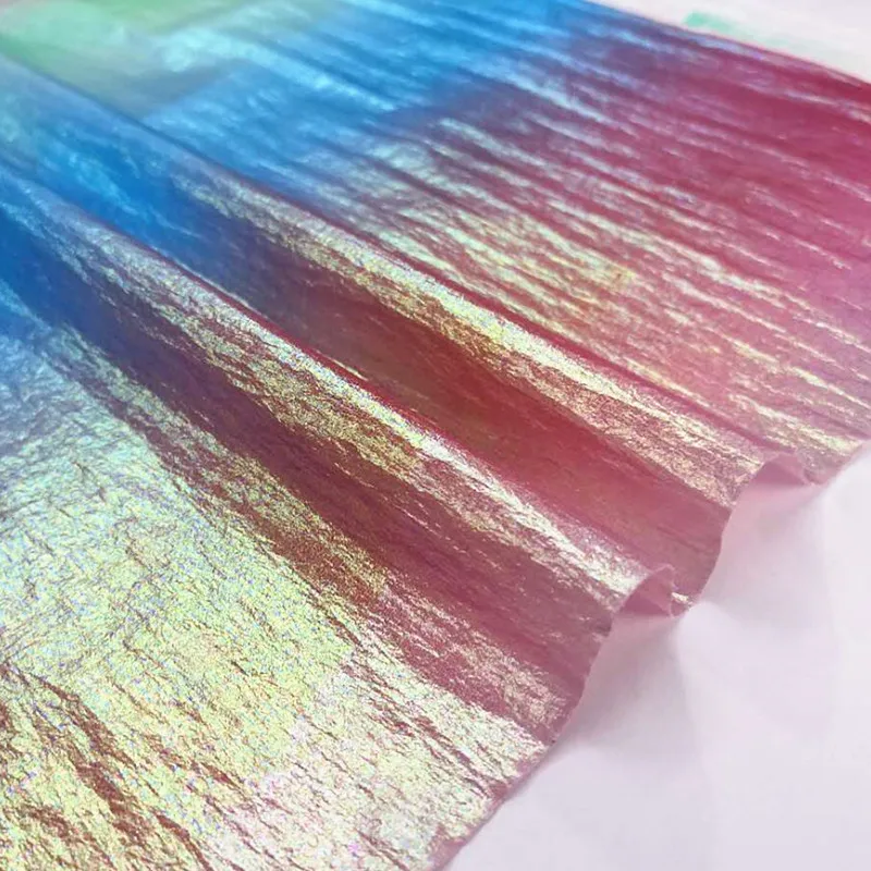 Wujiang pengnuo symphony Bronzing 100% nylon taffeta crepe fabric 20d nylon ripstop waterproof fabric down jacket cotton jacket