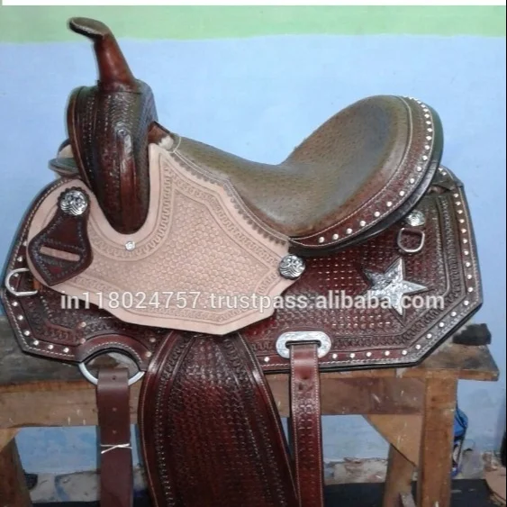 Кожаное седло с большим гудком от поставщиков