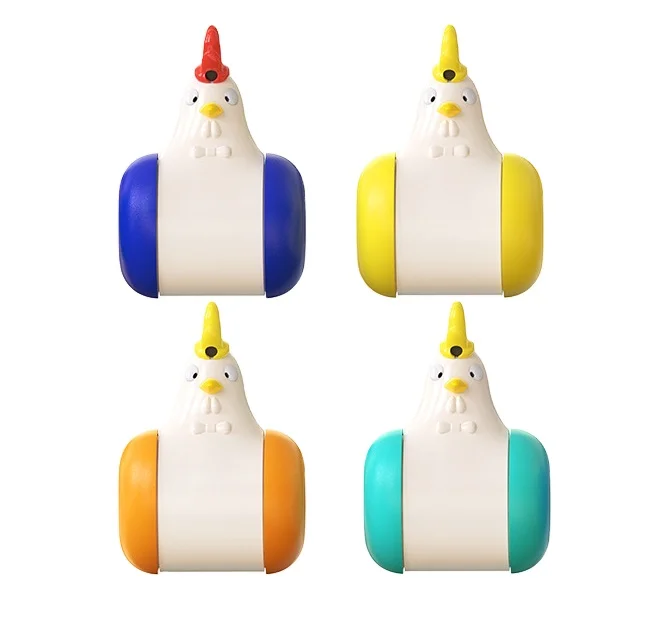 DF28 электронная инфракрасная игрушка в форме курицы с подсветкой и пищащим котом Интерактивная для домашних