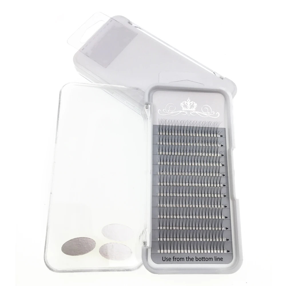 Kissme Bulk cashmere lash extension individual ellipse flat split tip eyelashes extension