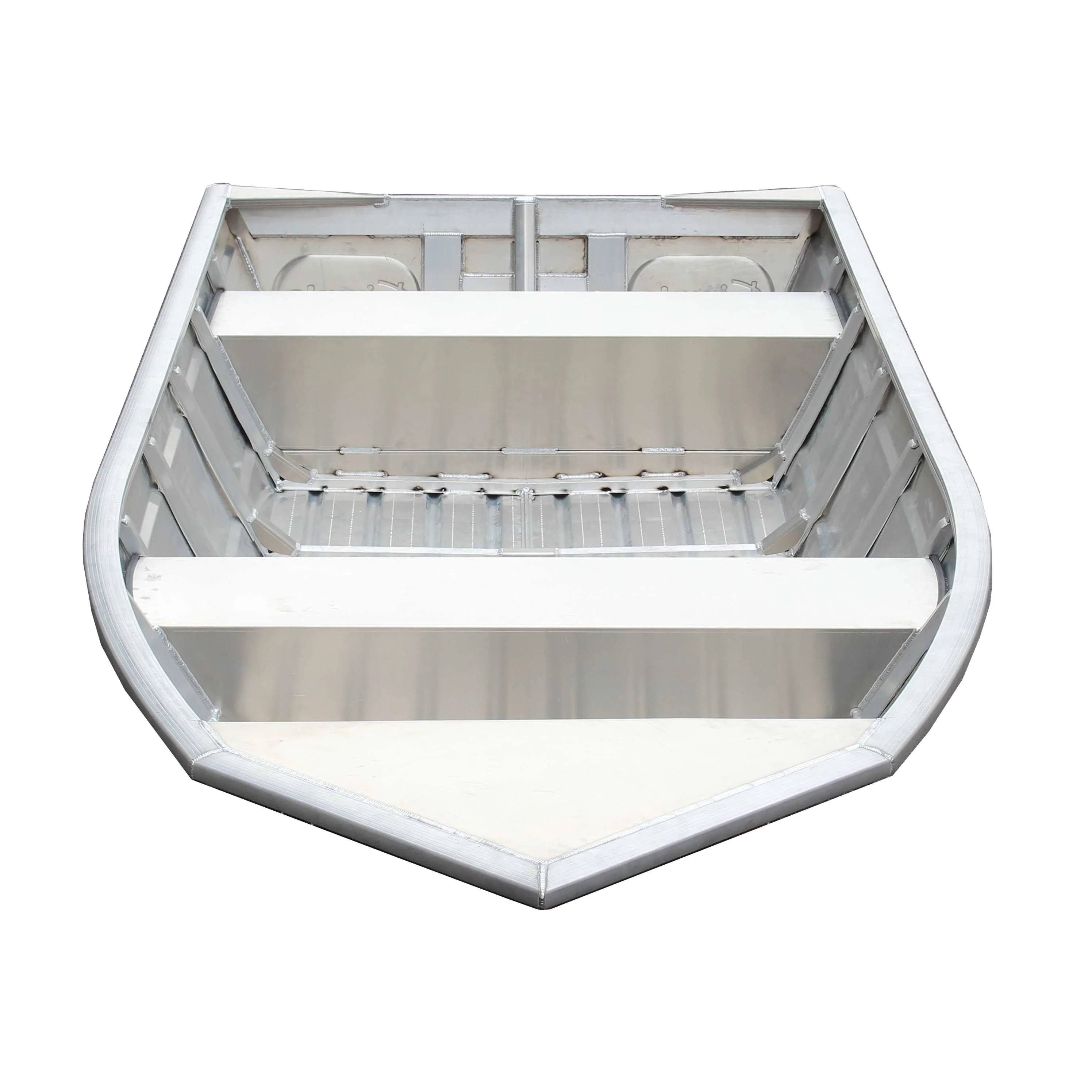 Customized Large 16 Foot Fully Welded Aluminum Rowboat 4-Person Rowboat For Ships