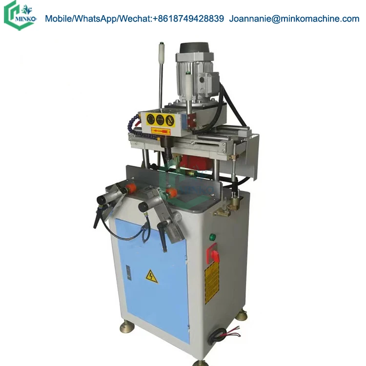 Double head copying router for aluminum profile window door lock hole making machine cnc milling copying router